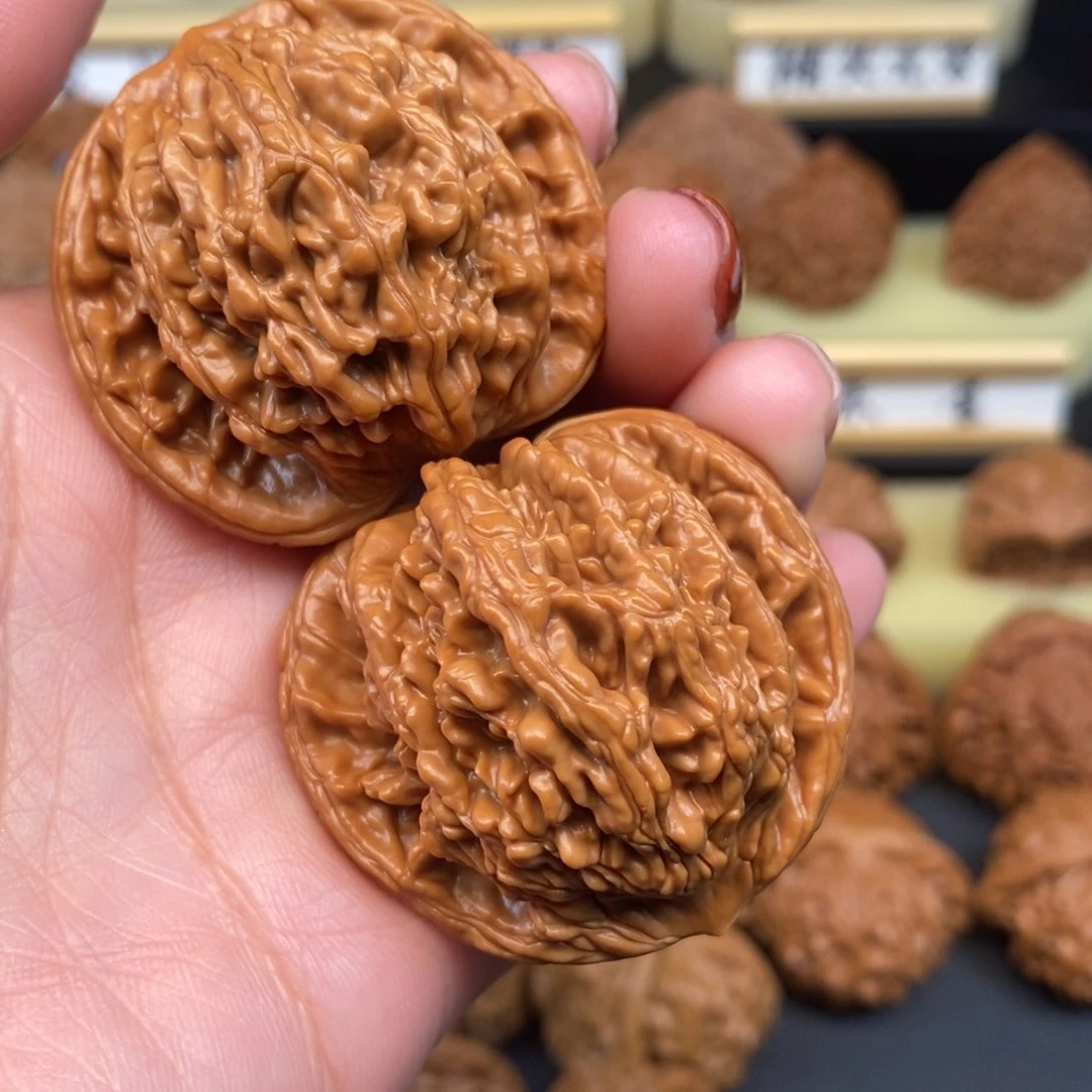 吊坠文玩核桃麦穗虎头