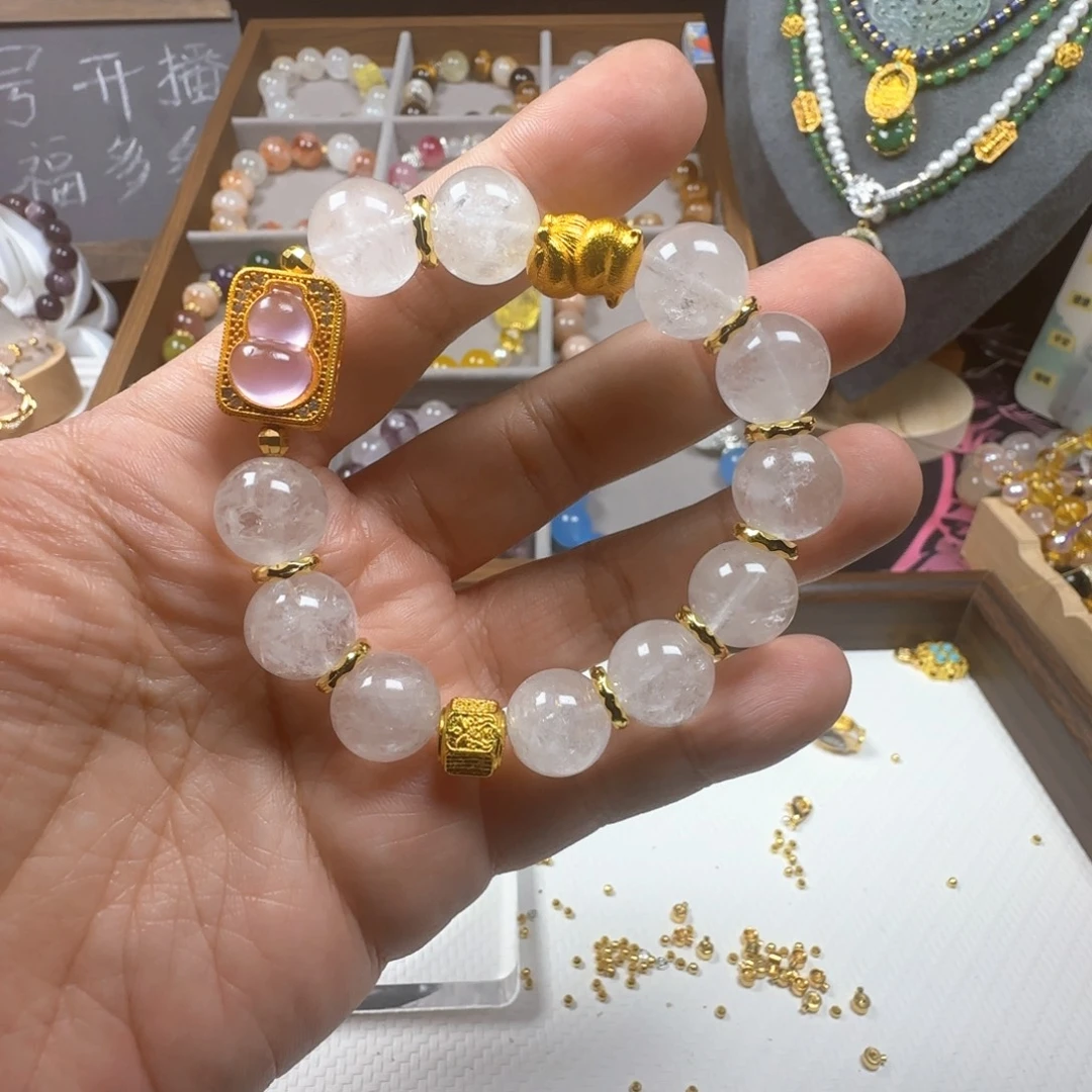 水晶设计款手串链接1
