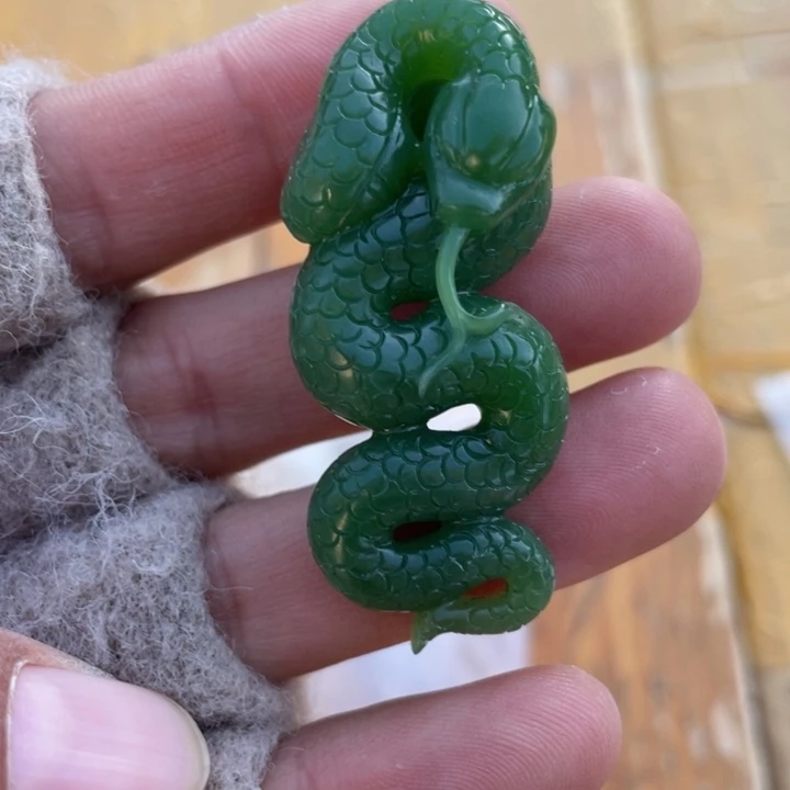 和田玉（糖玉）颈饰未镶嵌无*