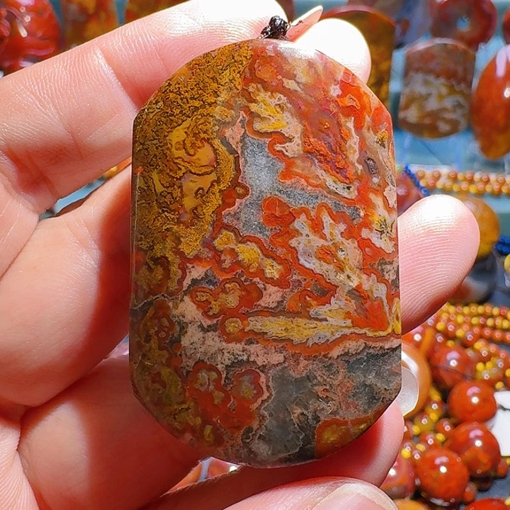 未镶嵌玛瑙/玉髓珠宝半成品