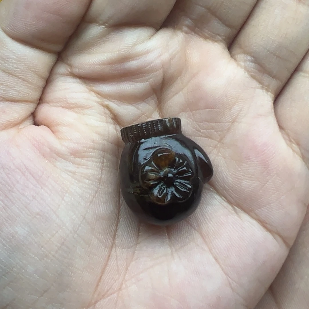 琥珀未镶嵌珠宝奇石手套