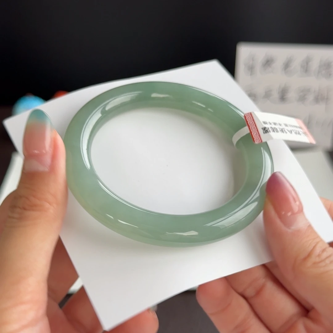 翡翠未镶嵌手镯6号 55.2