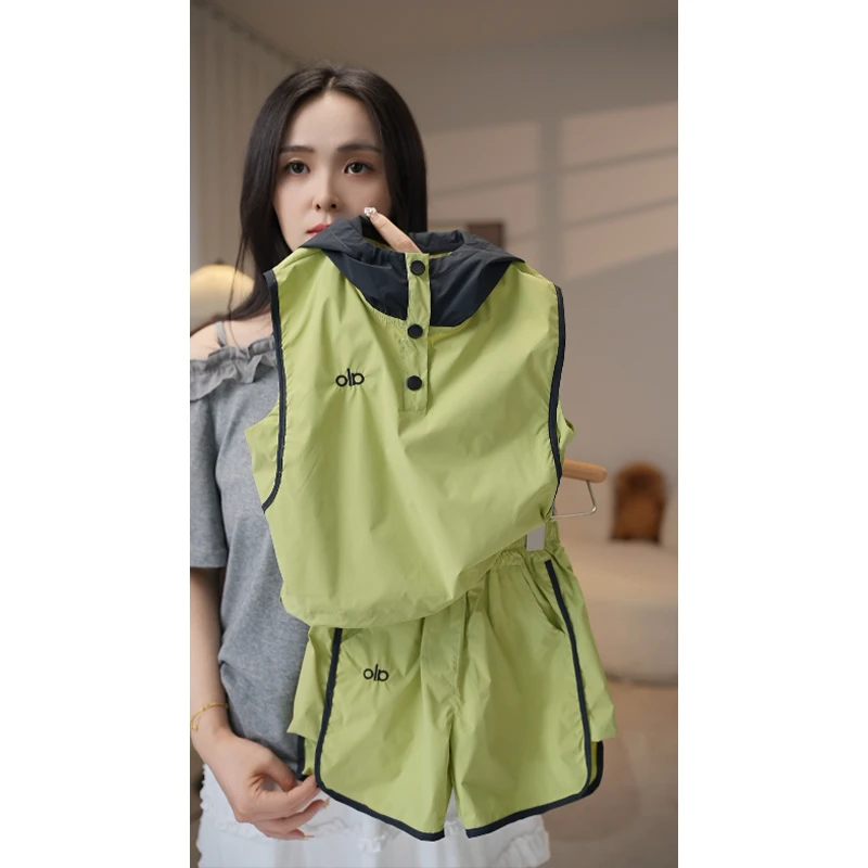 【米佑】儿童休闲套装2025年新款休闲字母刺绣两件套装BMX251377