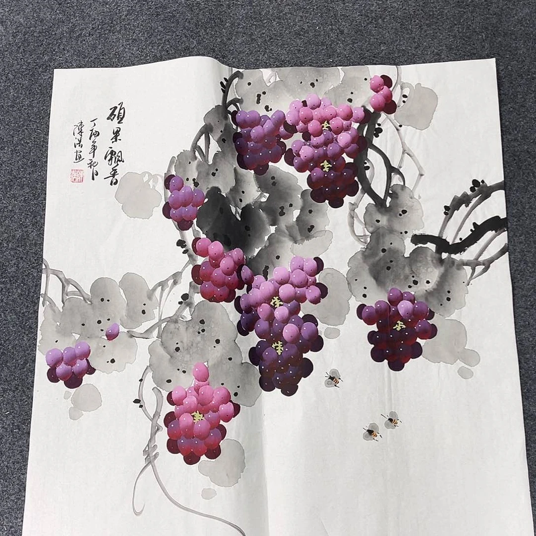 国画宣纸国画纯手绘作品