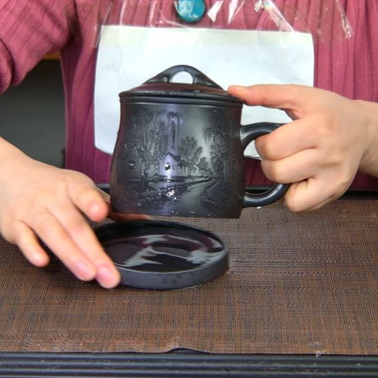 茶杯紫砂高货放漏