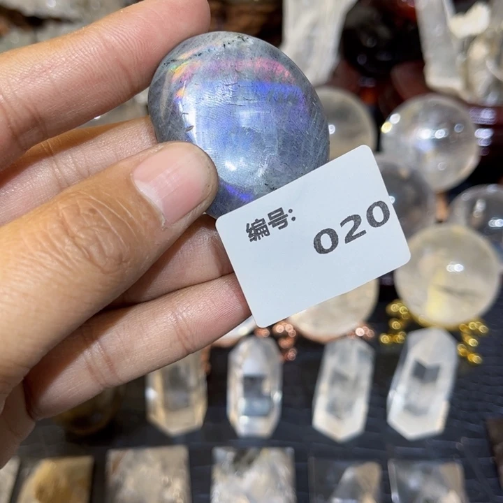 长石手把件未镶嵌把玩
