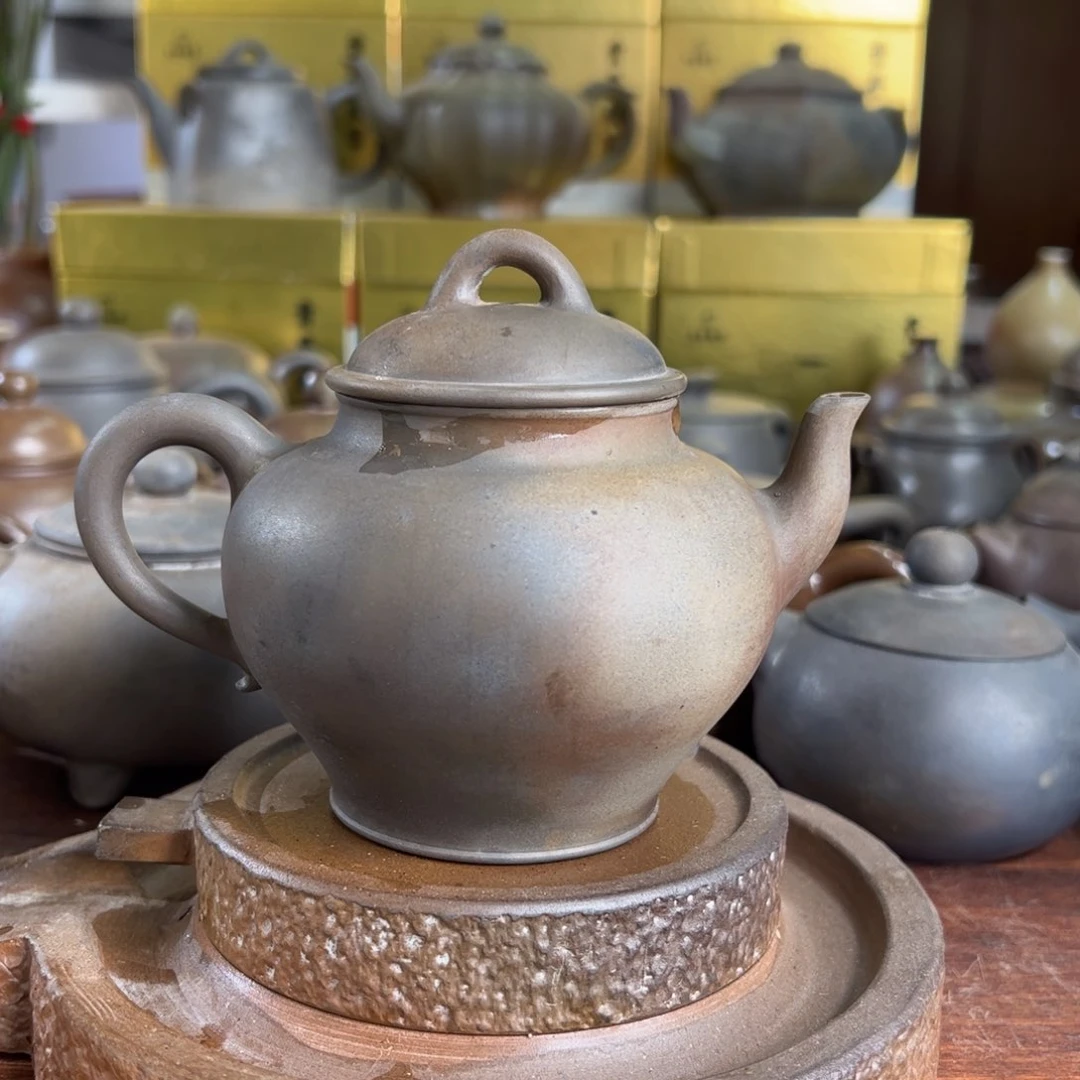 贵台龙窑柴烧茶壶A63