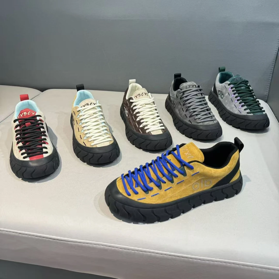 男士舒适透气皮面B81702百搭休闲时尚板鞋