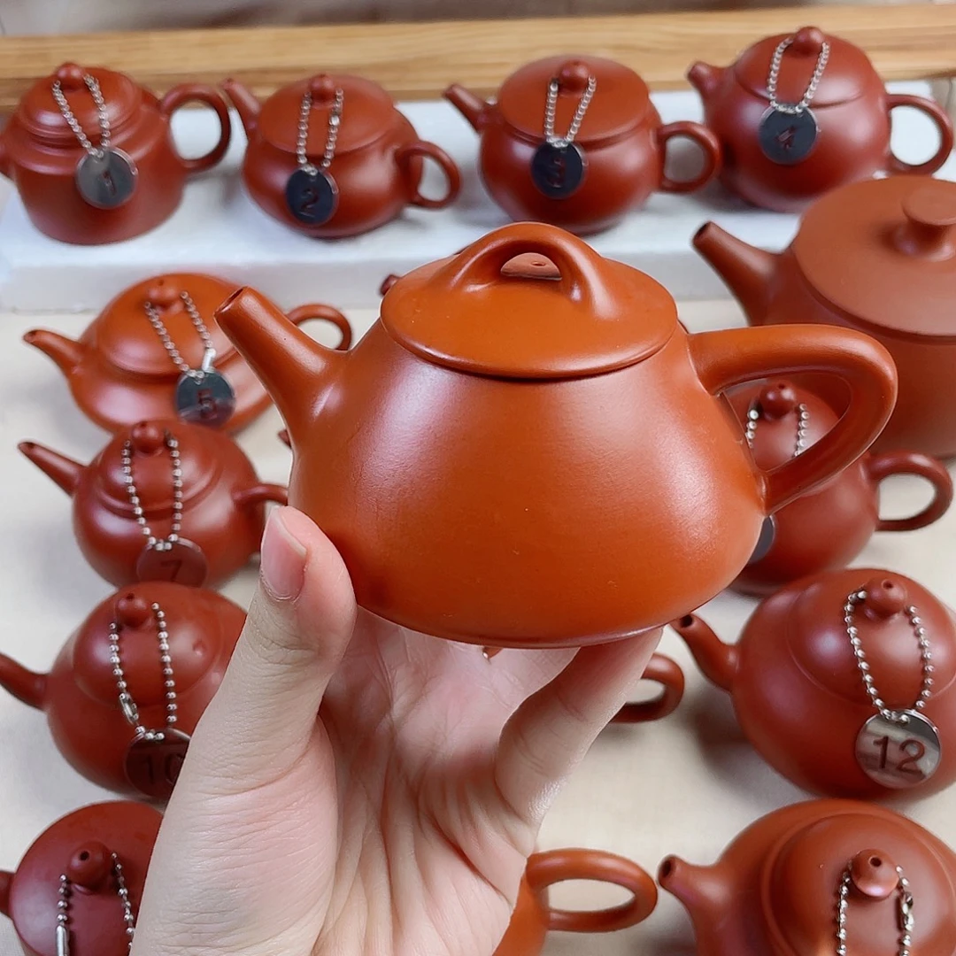 潮州朱泥壶石瓢壶140