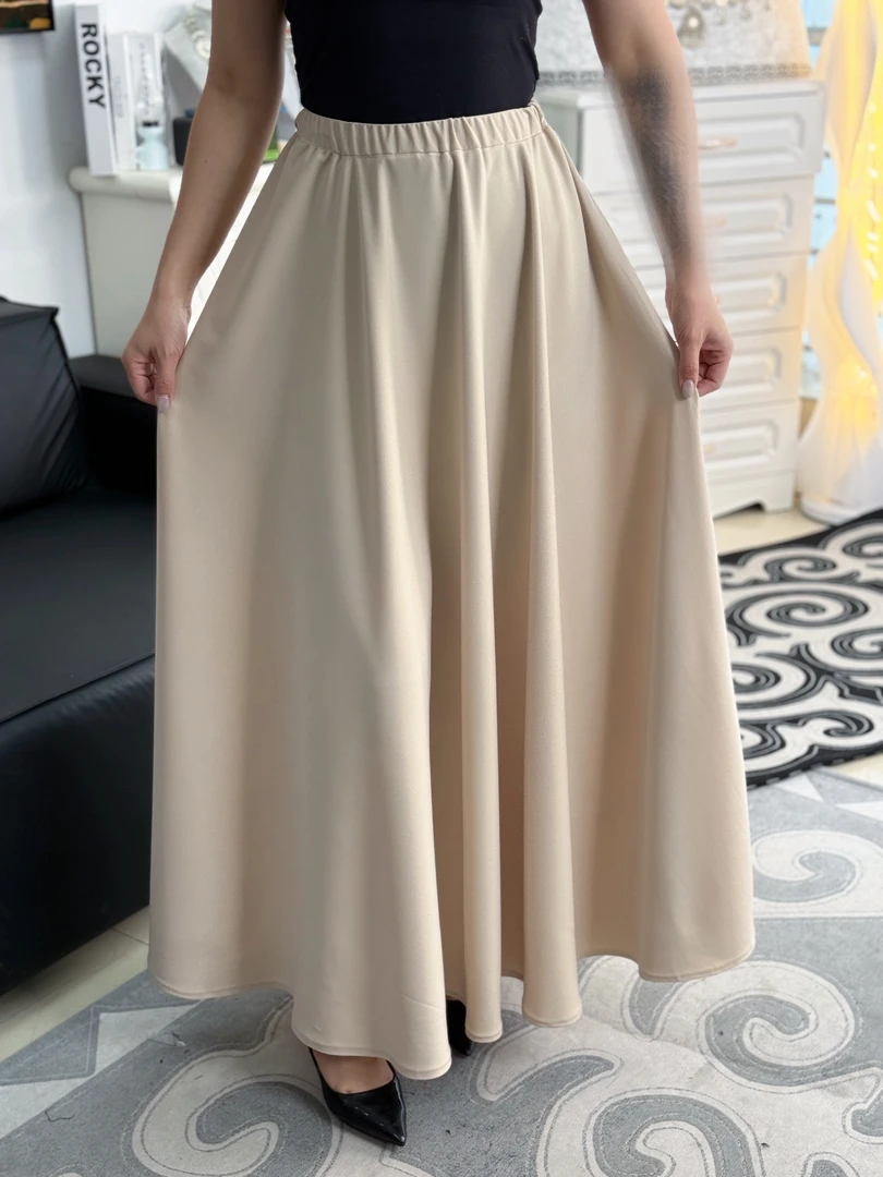 最新款加长收腰A字版半身裙
