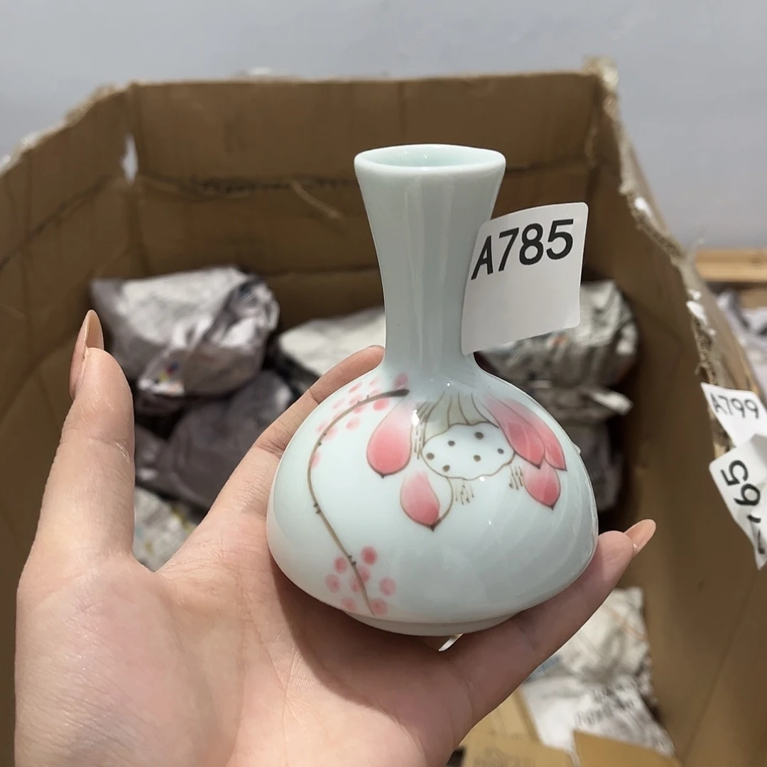 瓷片茶摆件工艺品摆件666