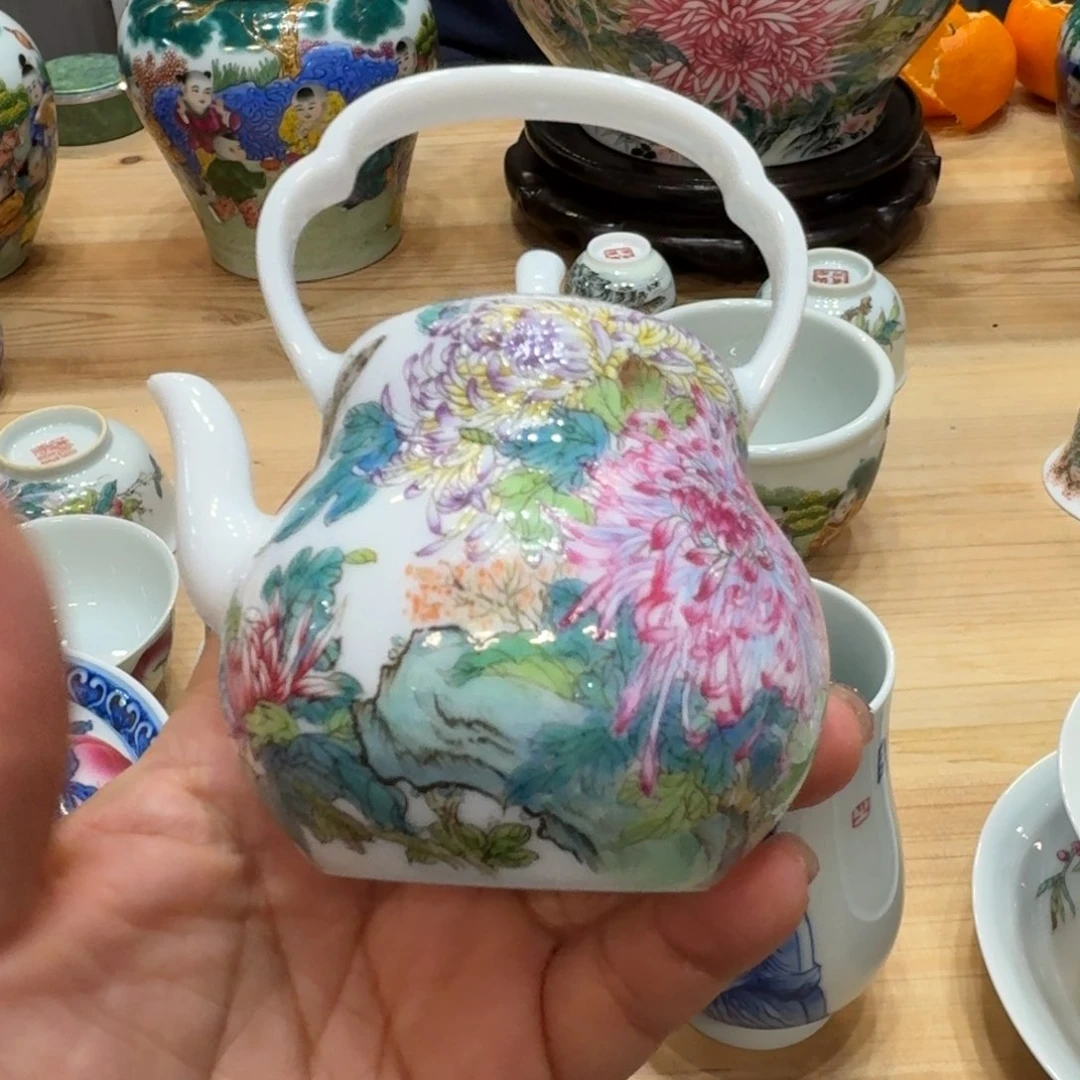 *️***景德镇陶瓷手绘壶