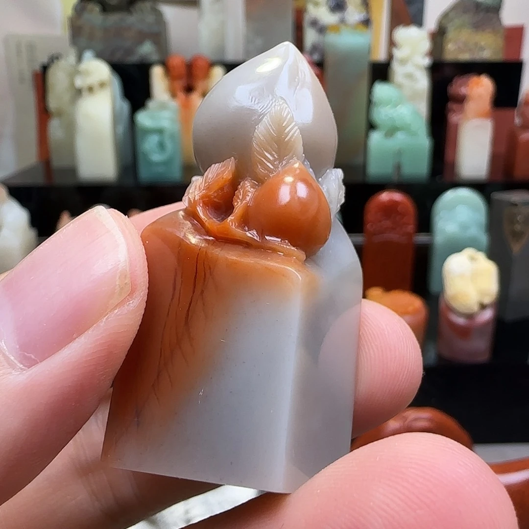 老挝石桃子印章。。。。