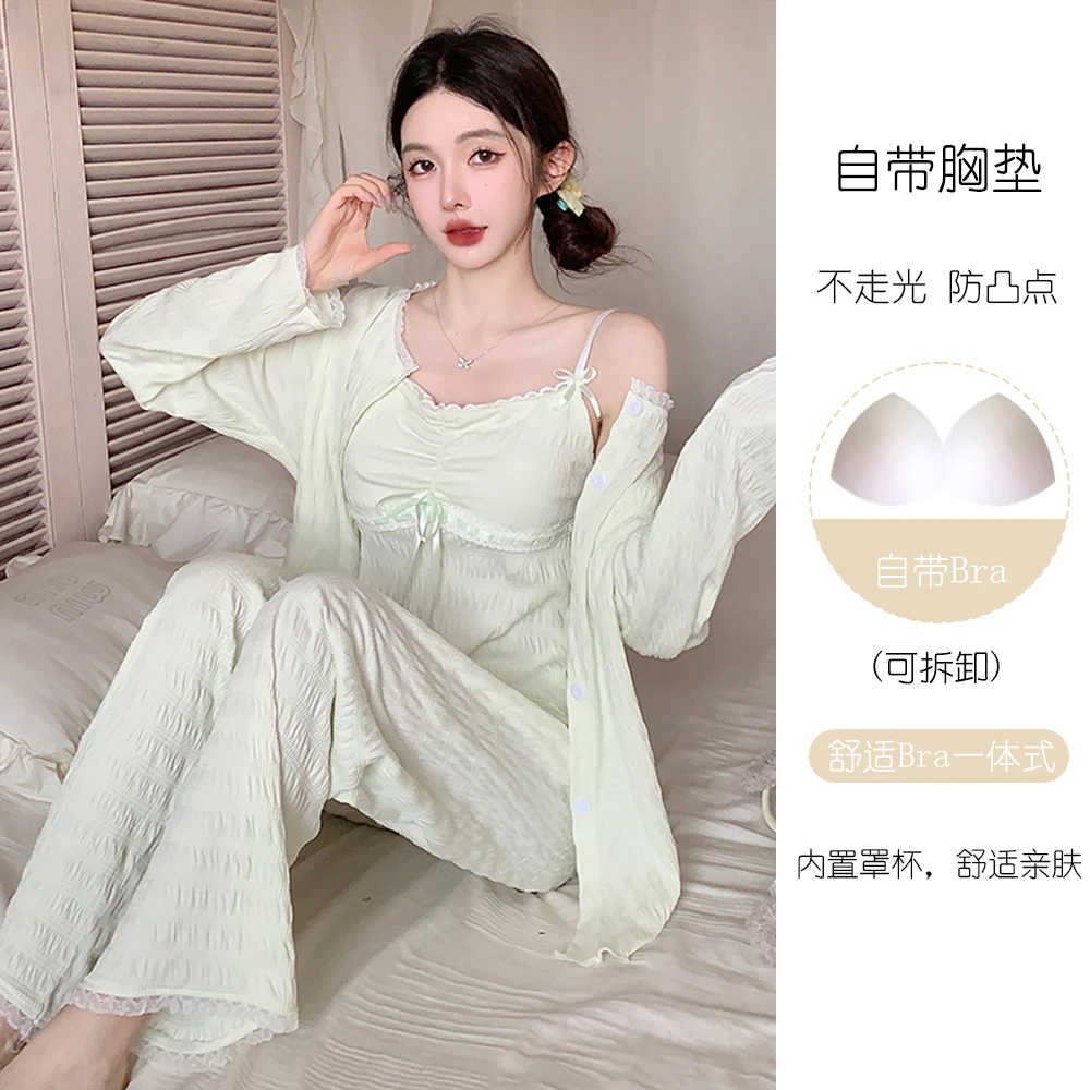 【13】品牌高货青沧 多款少量 高品质夏睡衣女家居服套装夏季韩版