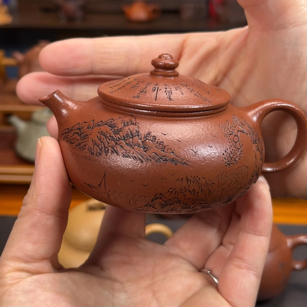 茶壶紫砂宜兴紫砂壶半手工制作