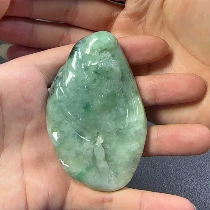 翡翠未镶嵌挂件翡翠