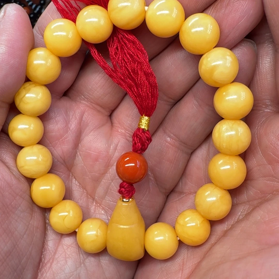 蜜蜡未镶嵌颈饰藏传精品蜜蜡吊坠项链