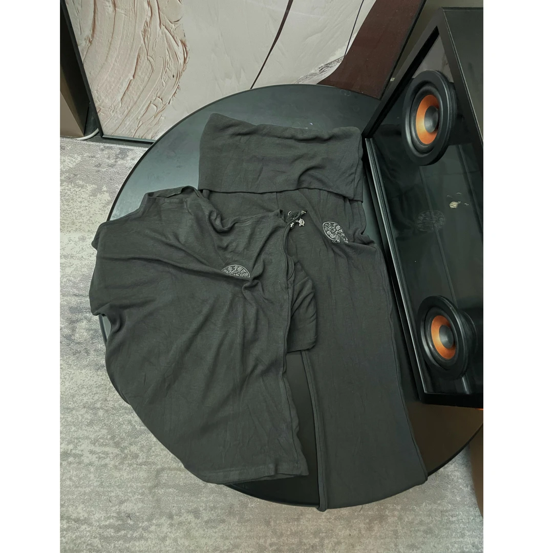 《现货》【克克】夏季新品时尚宽松轻薄长裤无袖圆领T恤套装Ani-B960