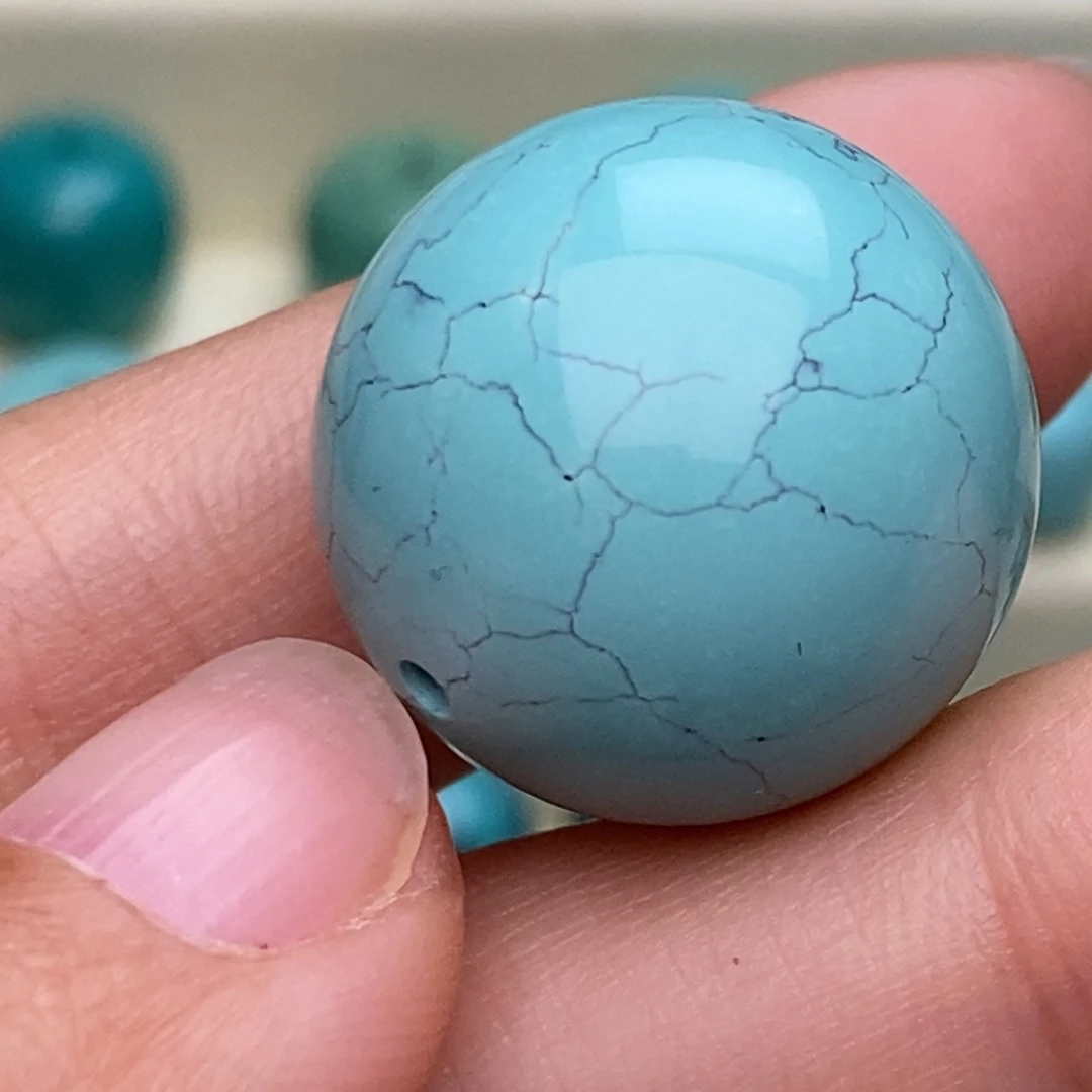 绿松石未镶嵌绿松石19.4mm