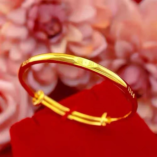 合金手镯 合金新款潮流饰品小众风格遇见手镯冷淡风合金时尚甜美