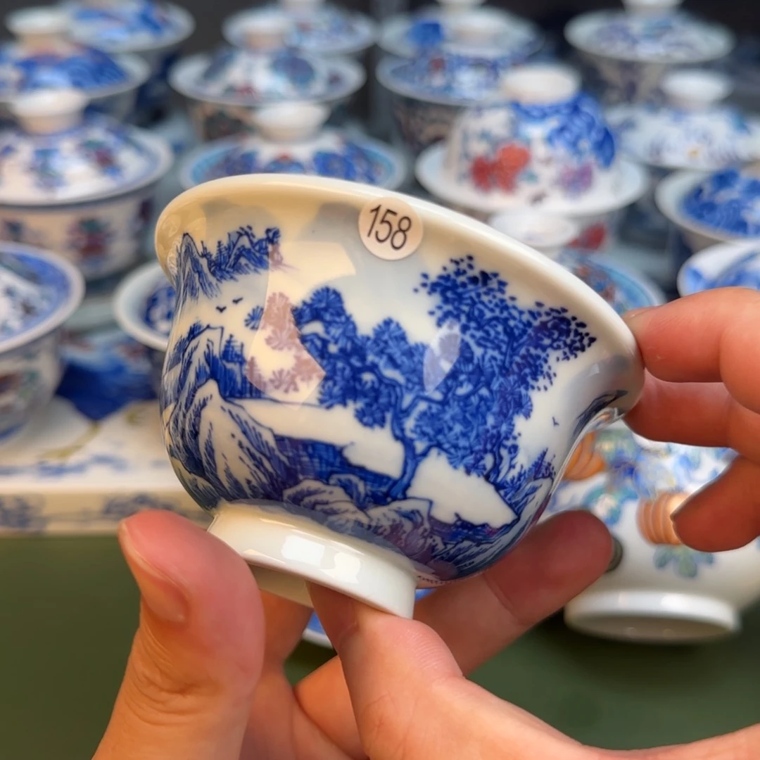 彦祖纯手工手绘茶具158