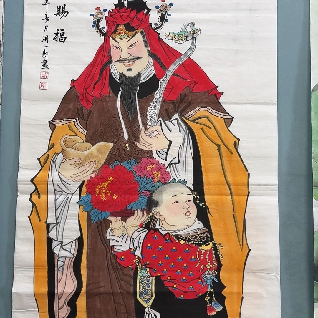纯手绘年画好作品