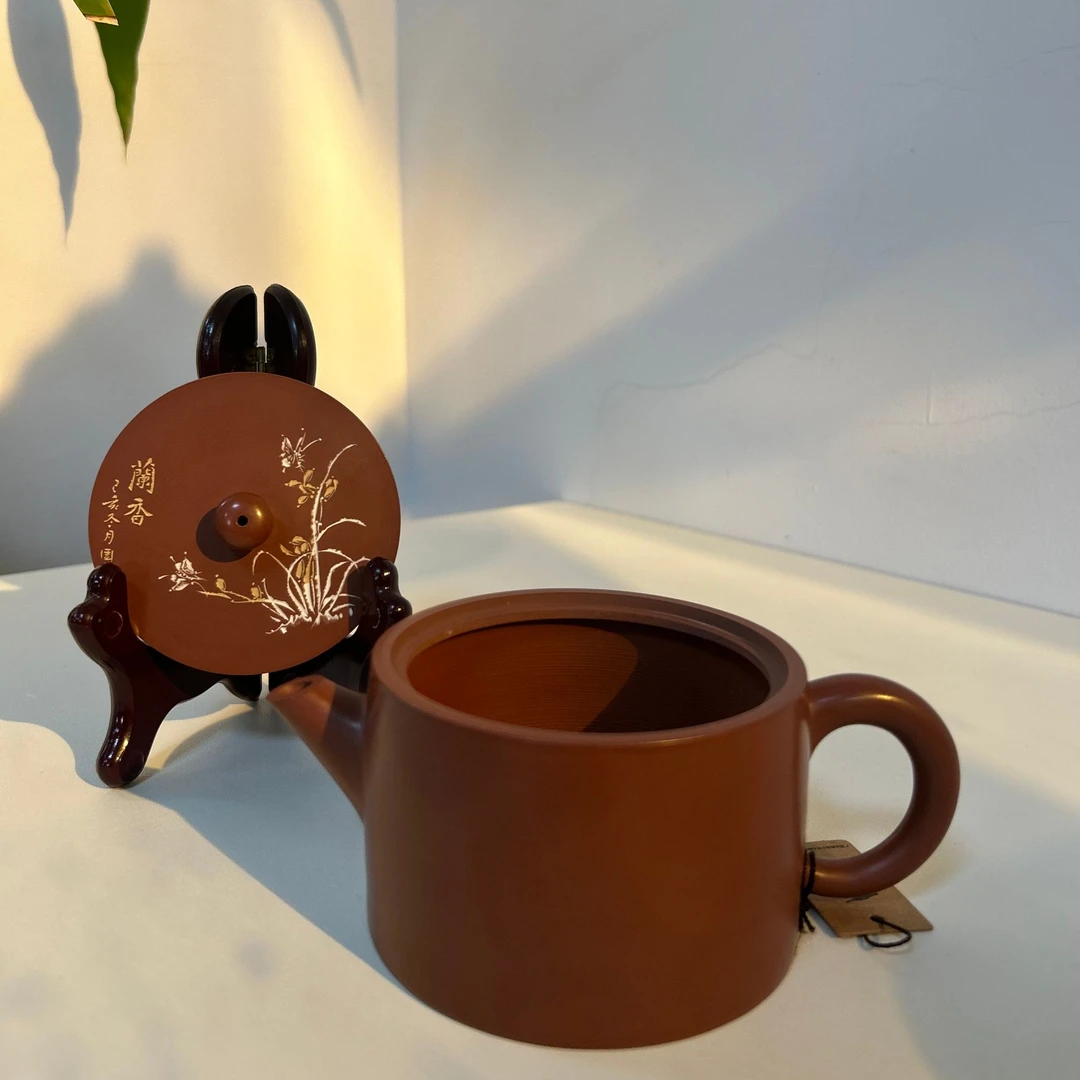 漫山雕刻款壶坭兴陶