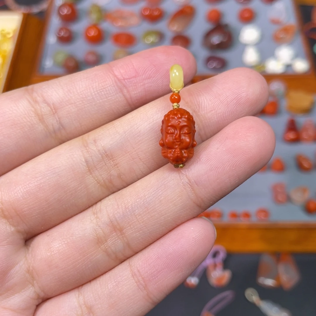 南红玛瑙未镶嵌宝宝佛