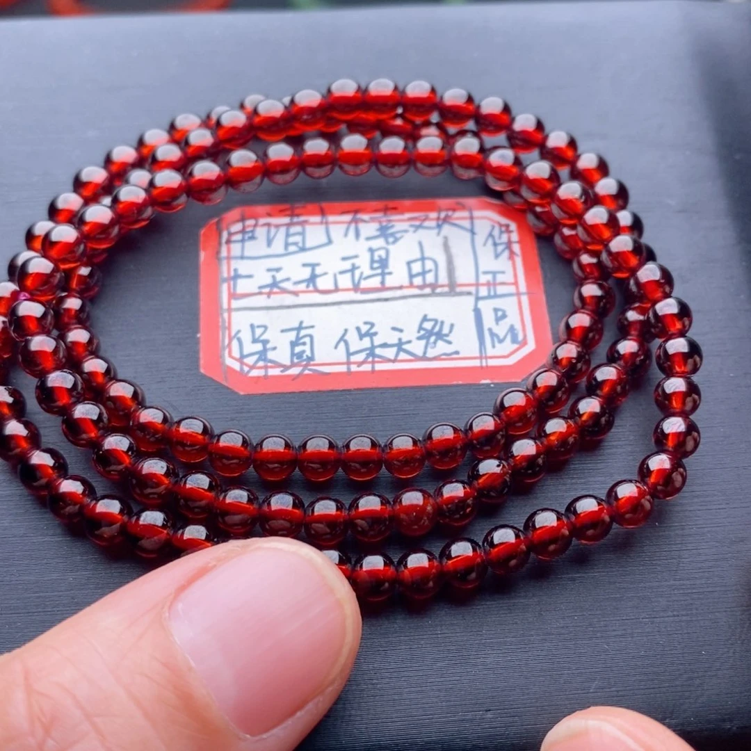 手链未镶嵌石榴石