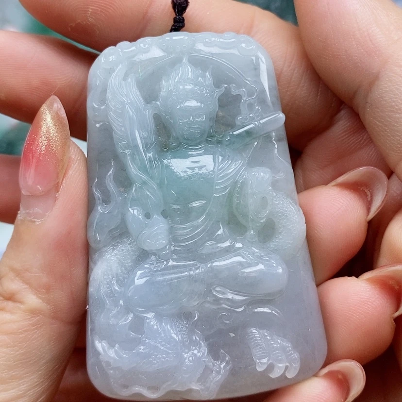 【闪购商品】翡翠未镶嵌颈饰天然翡翠A货不动尊菩萨