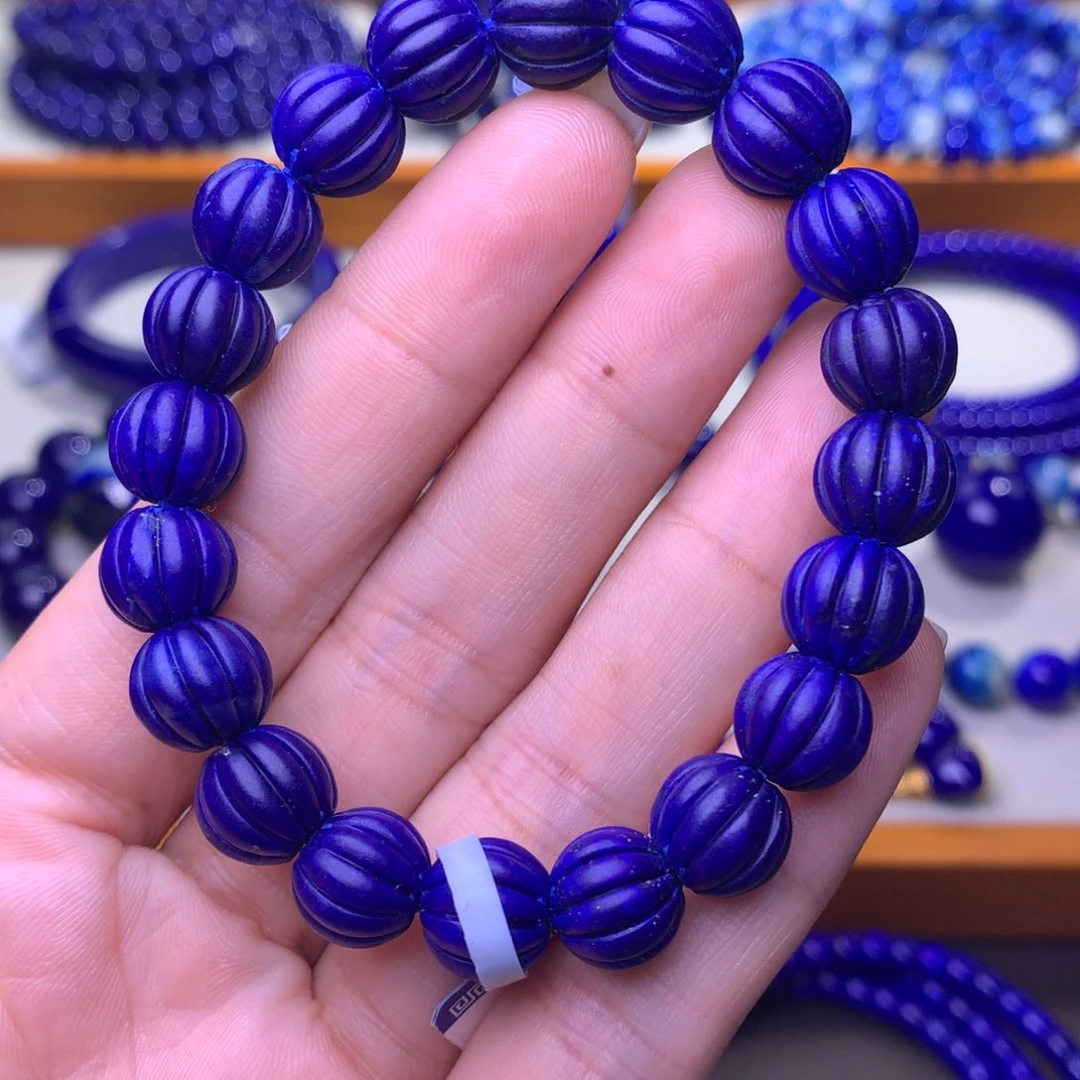 青金石未镶嵌手串10mm