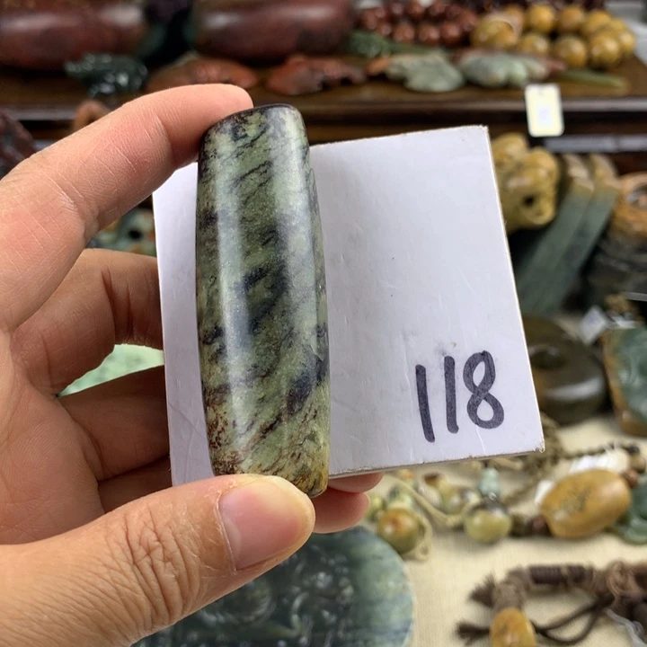 岫岩河磨玉（透闪石质玉）未镶嵌珠宝奇石