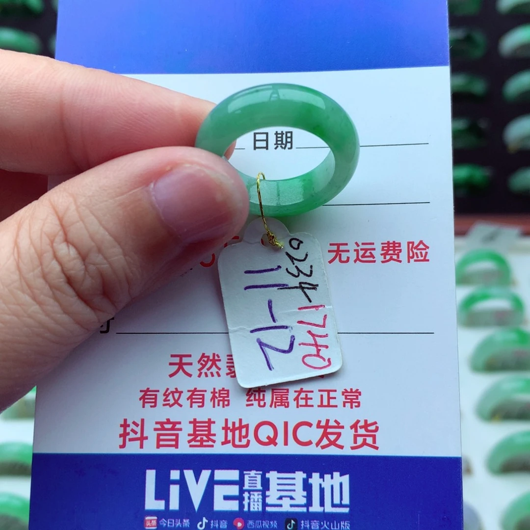 翡翠戒指未镶嵌）
