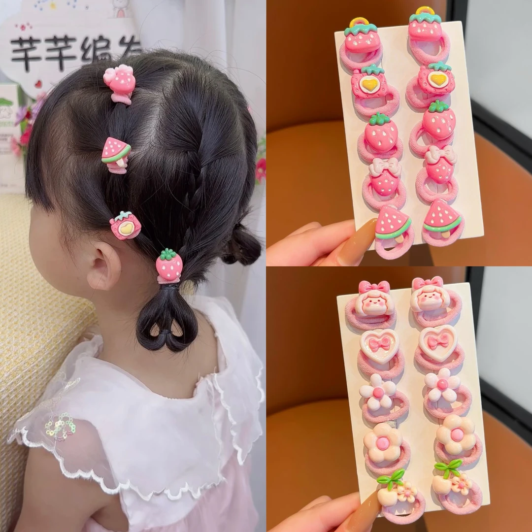 卡通儿童拇指小号皮筋不伤发毛巾圈