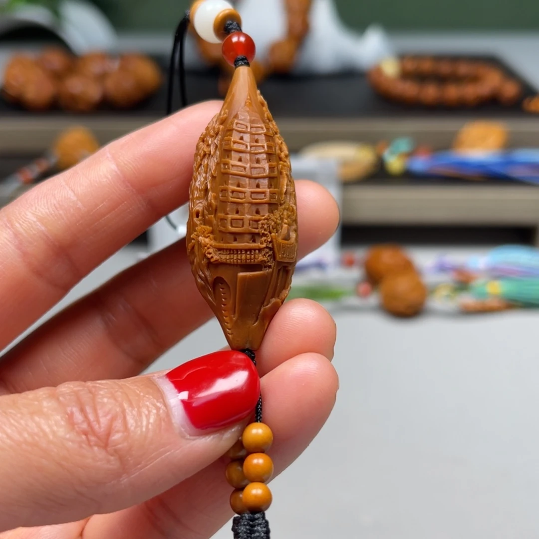 吊坠橄榄核虎丘单子