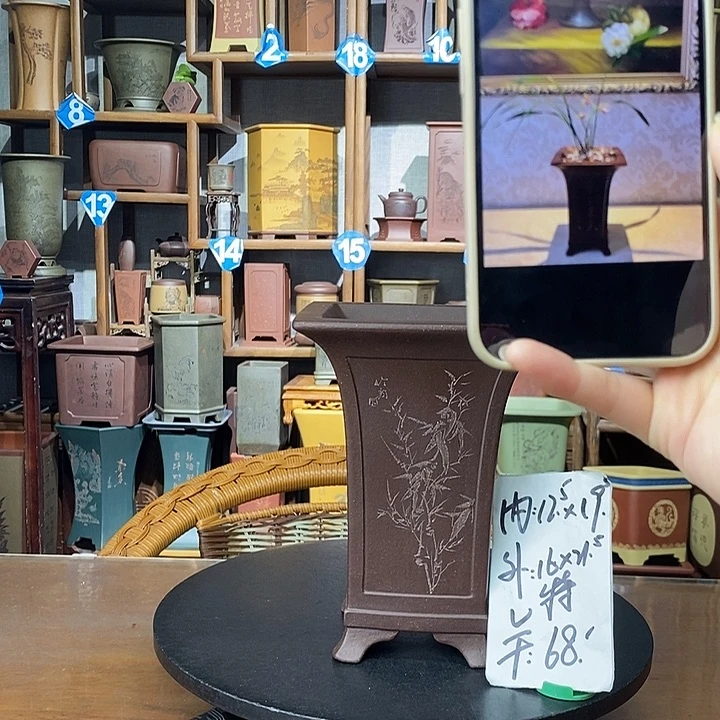 紫砂花盆大漏价68