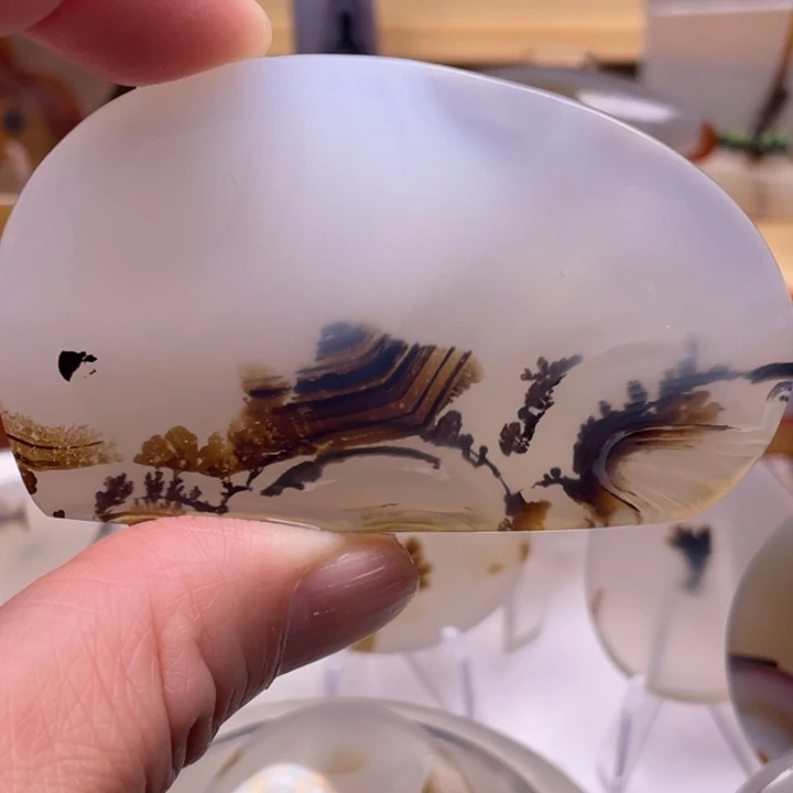 玛瑙/玉髓未镶嵌吊坠(不含链)