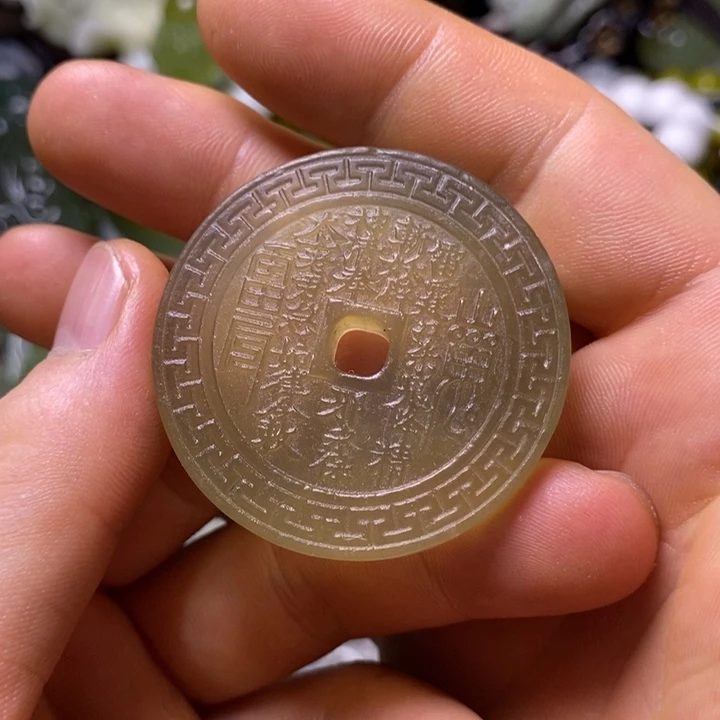 未镶嵌岫玉岫玉颈饰