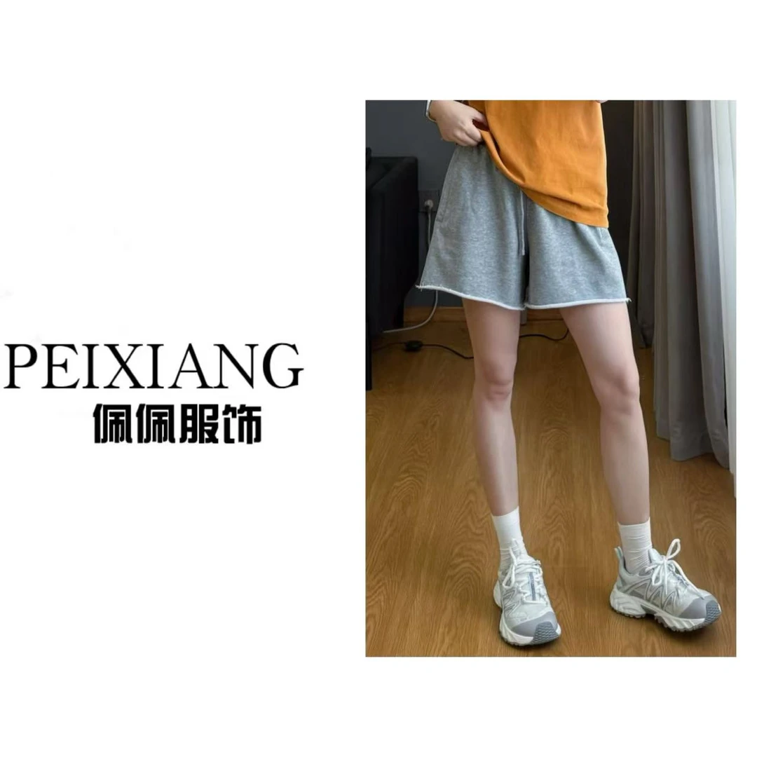 佩佩WA 【卷边短裤】短裤 A4398 6066177时尚百搭夏季运动显瘦