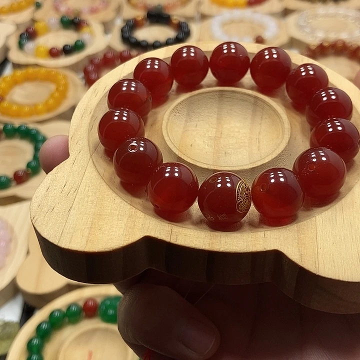 未镶嵌手链玛瑙/玉髓红*鸾