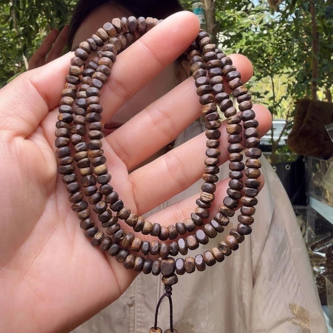 沉香手串莺歌绿奇楠张勺子方糖珠多样性发一