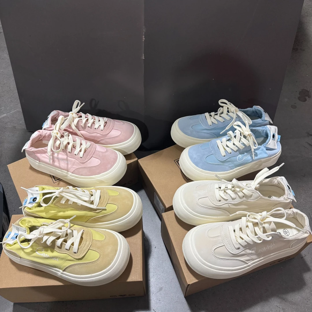 【四色 大头德训鞋！！配色好看呀！ 春夏款  】休闲小白鞋