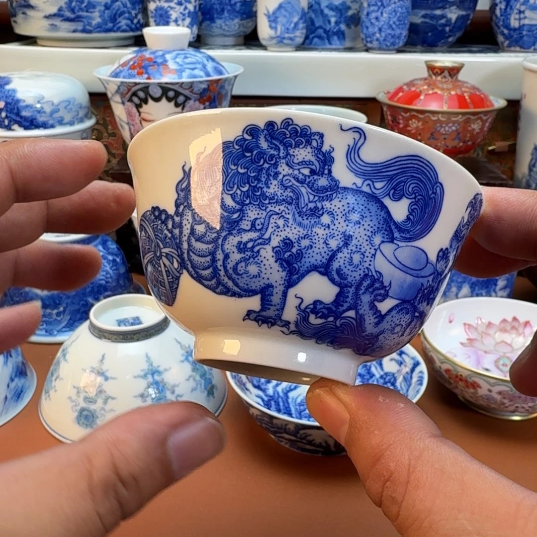 杯子景德镇全手工手绘陶瓷