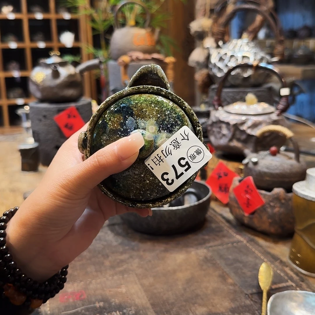 紫砂茶案粗陶柴烧宝瓶瑕品福利介意勿拍573