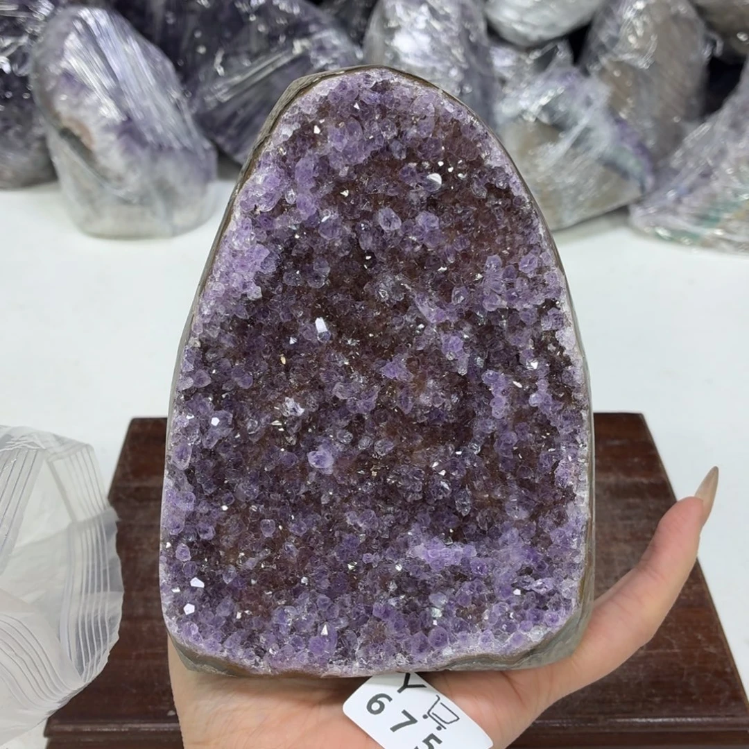 紫晶眼镜未镶嵌水晶