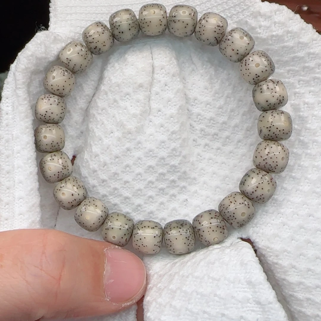 星月菩提手串果冻针尖星10*9