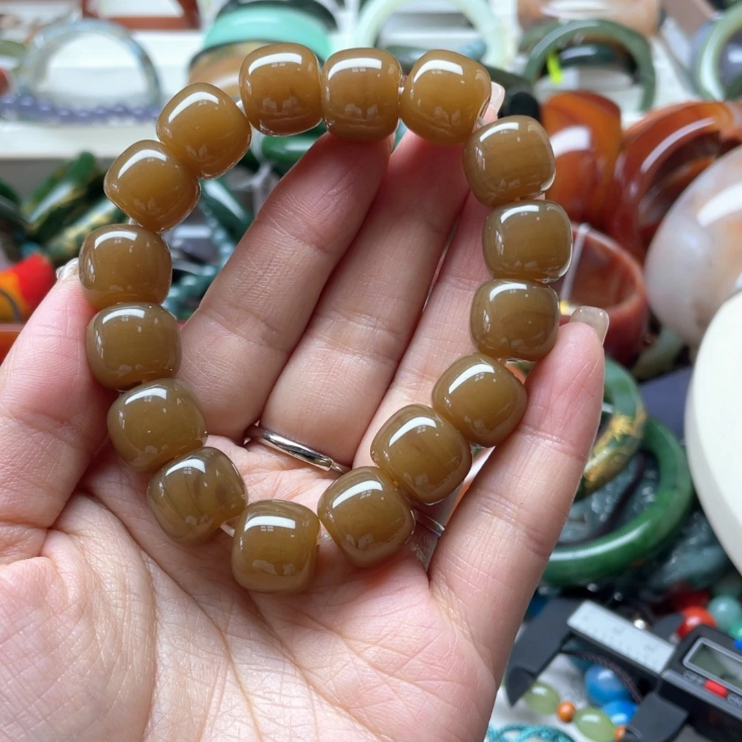 蛇纹石玉未镶嵌手链