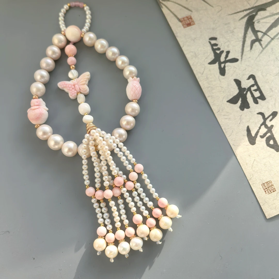 非金属锦纶手链 淡水手链手持手串汉服配饰