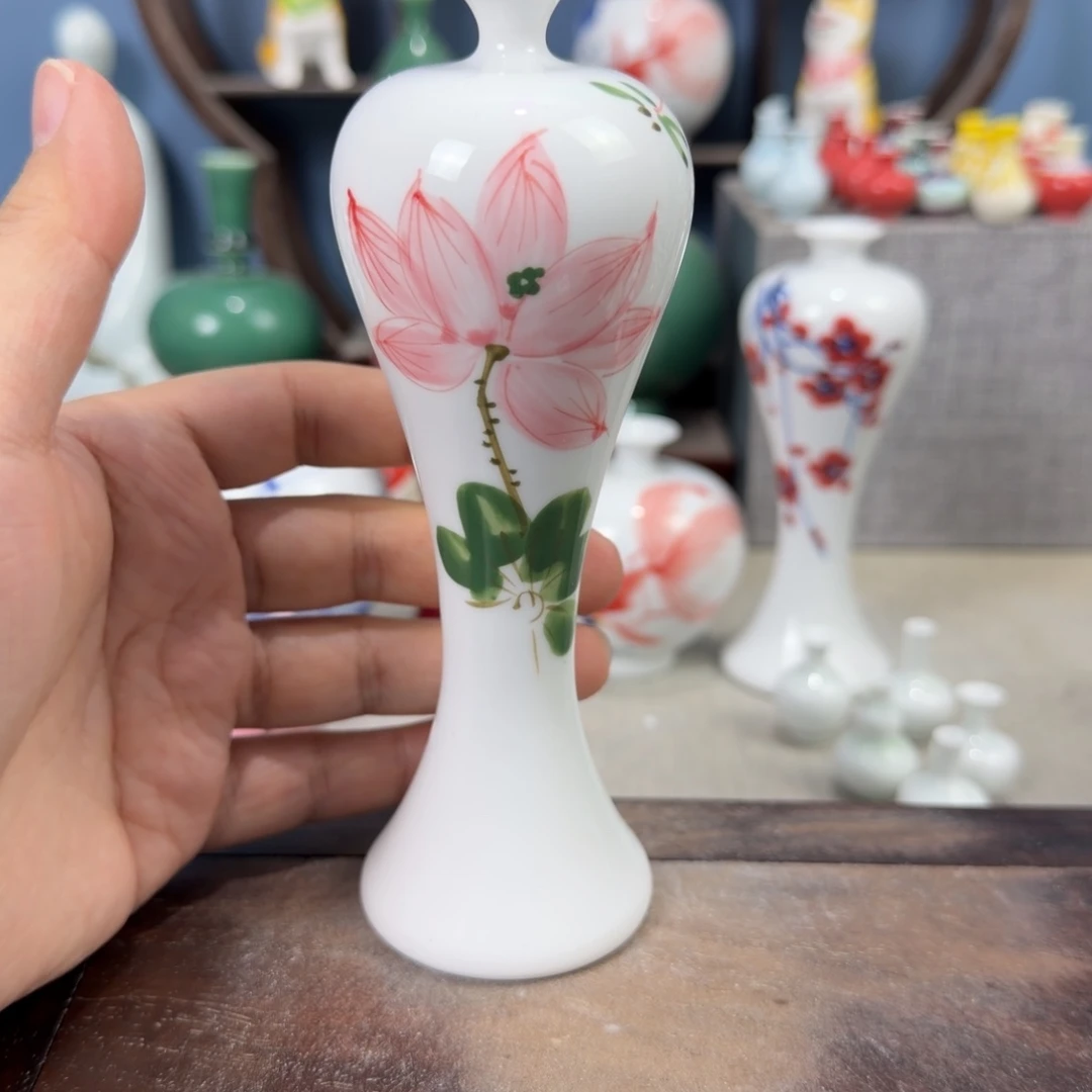 陶瓷手工小花器摆件