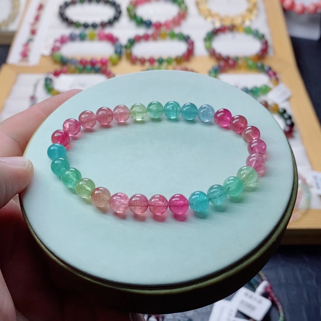 碧玺碧玺手链未镶嵌